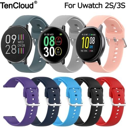 Replacement Band For Umidigi Uwatch 2S/3S Strap Bracelet For Umidigi Urun S Silicone Wristband Smart Watch Accessories Belt Loop