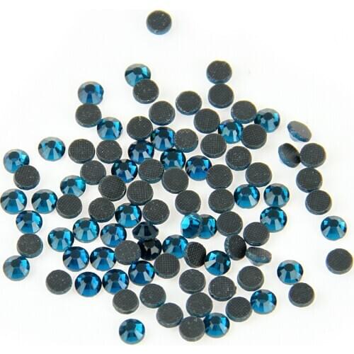 SS30 Zircon Blue Rhinestones 40Gross Hot Fix Rhinestones Strass Flatback Hotfix Crystal Stone For clothing,Bridal Shoes