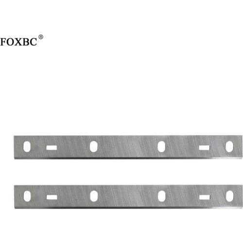FOXBC HSS Planer Blade for Jointer 210mm 8 Inch Knife for Scheppach HMS850 HMS1070 HT850 Woodstar PT85 Woodworking Tool 2PCS