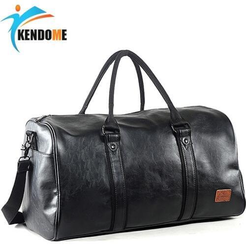 Top PU Outdoor Sports Training Gym Bag Multifunction Shoulder Bag With Independent Shoes Pocket Sports Fitness Travel Handbag