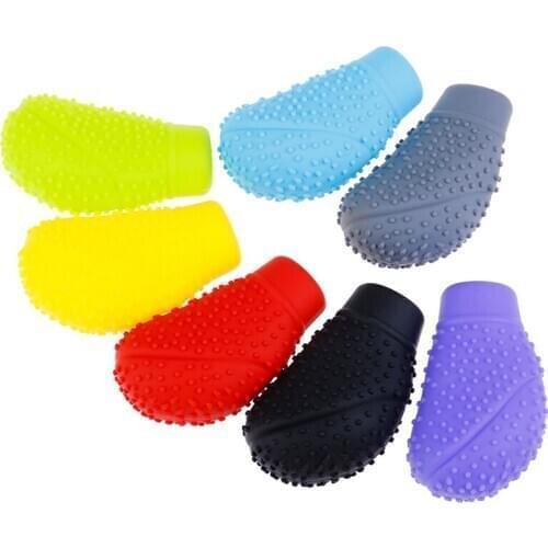 1PC Universal Gear Shift Collars Antislip Soft Silicone Car Shifter Lever Knob Cover Fashion