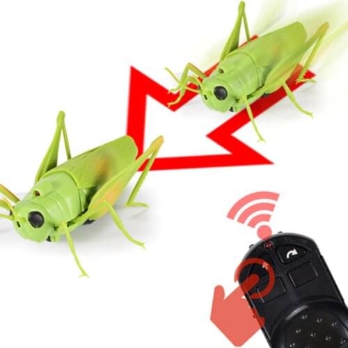 Fun Remote Control Grasshopper Remote Control Battery Powered Electronic Pets Interactive Toys Battery Toys Electronic Toys