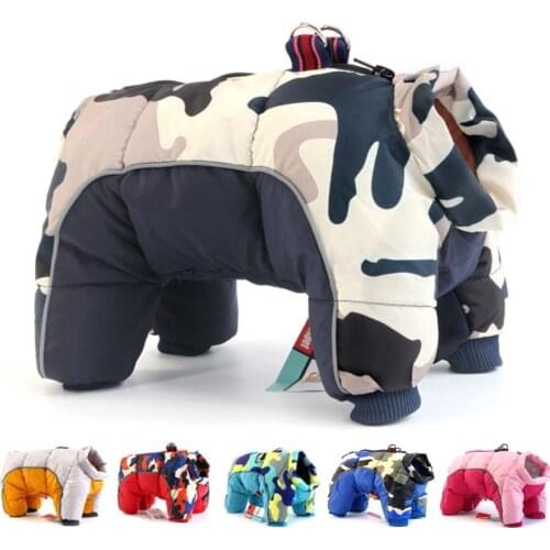 Winter Pet Dog Clothes Super Warm Jacket Thicker Cotton Coat Waterproof Small Dogs Pets Clothing For French Bulldog Puppy