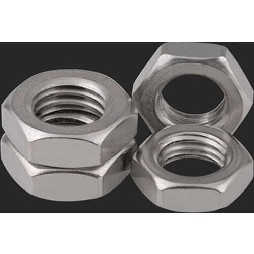 1pcs M12 M16 M18 M20 316 material hex nut bolt stainless steel nuts screw cap