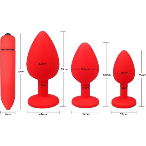 Anal Plug Butt Sex Toys for Women Men Soft Silicone Prostate Massager Mini Erotic Bullet Vibrator Adult Gay Products adultos