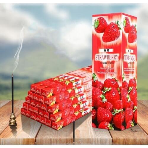 Big Box India Incense Stick Strawberry Fragrance Incense Aromatic Incense Natural Spices Indoor Good For Sleep Health