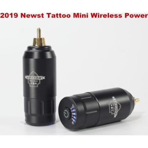 2019 Hot Sale Newst Tattoo Mini Wireless Power RCA Connection For Tattoo Rotary Machine Pen Tattoo Power Supply