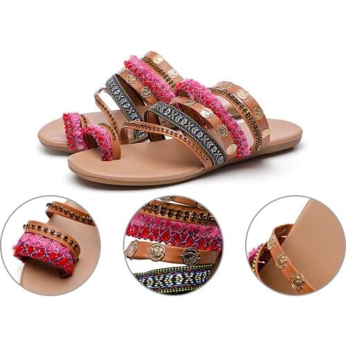 Womens Espadrille Sandals Tassel Leather Summer Shoes Beach Wedding Sandals
