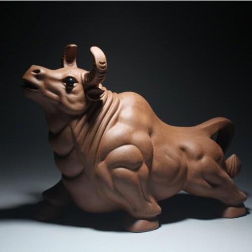 Yixing Yixing tea tea pet play niuqi furniture small ornaments sculpture play a mixed batch of tea