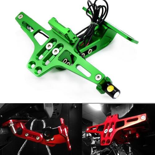 For KAWASAKI Z650 Z 650 2007-2010 2011 2012 2017 2018 Motorcycle Adjustable Angle License Number Plate Frame Holder Bracket