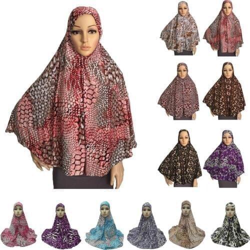 Long Hijab Amira Muslim Khimar Headscarf Islamic Women Overhead Prayer Head Wrap Shawl Arab Scarf Chest Full Cover Burqa Ramadan
