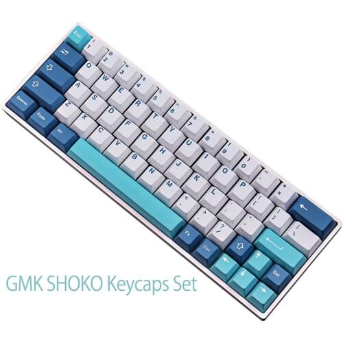PBT Keycaps Cherry Profile DYE Subbed Keycap For Mechanical Keyboard GMK SHOKO Keycap With Custom Caps ANSI Layout 132 keys