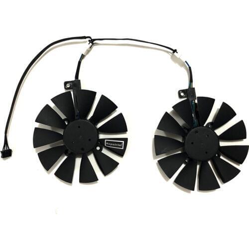 85MM VGA GPU Cooler ROG RX470 DUAL RX480 Graphics Card Fan For ASUS ROG Stri-x RX470 O4G GAMING Video Cards Cooling