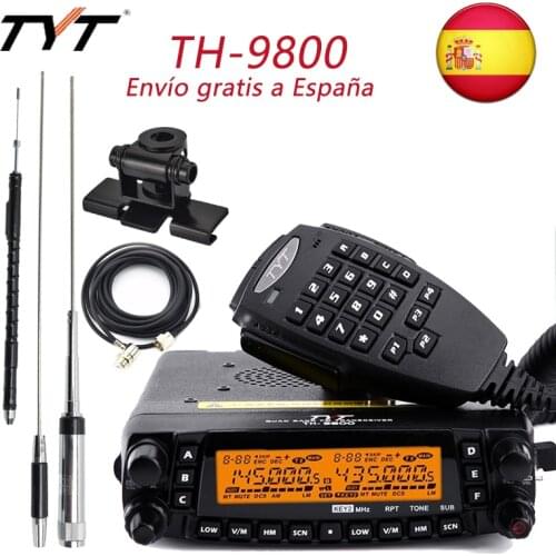 Mobile Radio TYT TH-9800 Plus Quad Band Transceiver TH9800 Walkie Talkie Car Truck Radio Repeater Scrambler