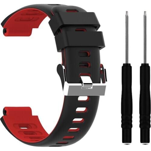 Silicone Watch Strap Watchband For Garmin Forerunner /235/235lite/220/230/620/630/735xt Sport Replacement Watchband