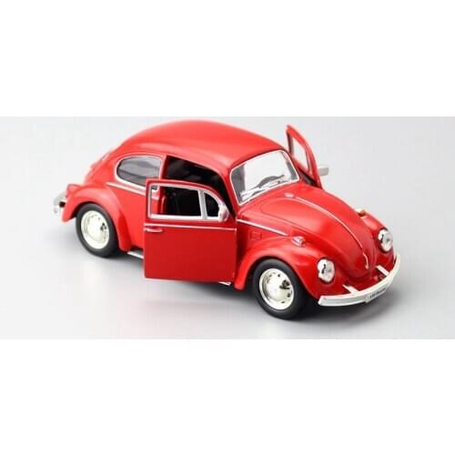 RMZ City 1:32 Scale Car Model Toys/ 1967 Volkswagen Classical Beetle/Diecast Metal/Pull Back Car/Toy For Gift/Collection/Kid