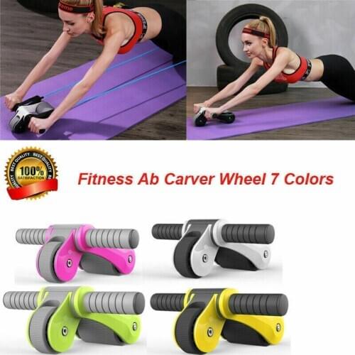 New Ab Rollers Foldable Gym Trainer Fitness Abdominal Equipment Body Commercial Exercise Tool Fitness Equipments Home Sports