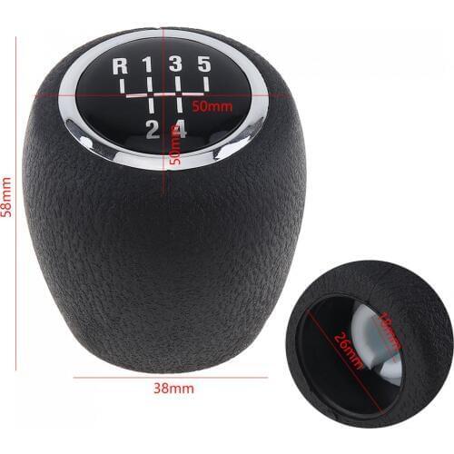 5 Speed ABS Manual Transmission Gear Shift Handball Knob for Chevrolet Chevy Cruze 2008 2009 2010 2011 2012 / 5 Gear Models