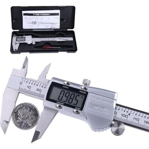 0-150mm Calipers Measuring Tools Stainless Steel LCD Digital Electronic Vernier Calipers Micrometer Measuring Instrument Ruler