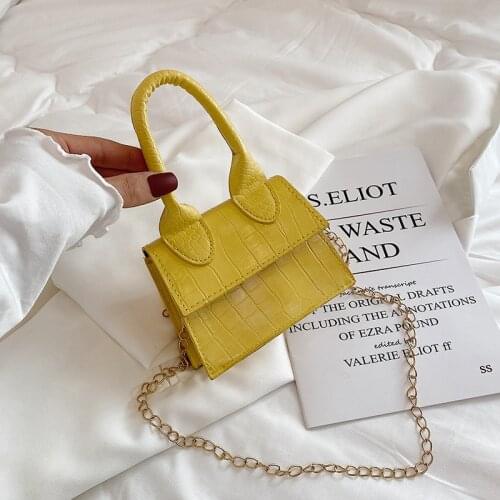 Fashion Crocodile Pattern Womens Shoulder Bag Luxury Designer Buckle Messenger Bag Mini Purses and Handbags for Women 2021