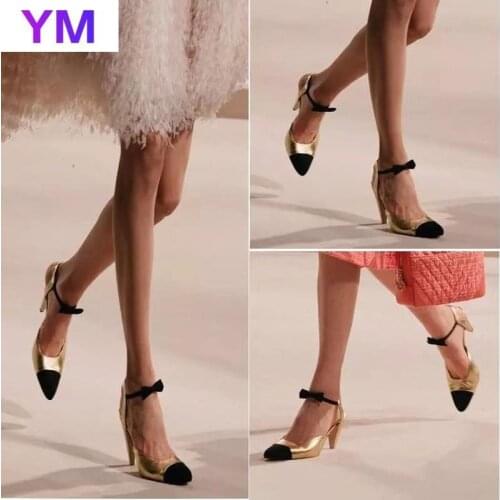 YM Leather Pumps