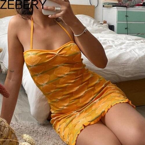 Желтые летние платья Zebery China At AliExpress