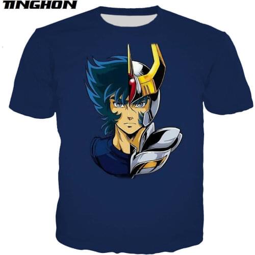 XS-7XL New cool t shirt men/women Anime Saint Seiya 3D printed t-shirts Short sleeve Harajuku style tshirt streetwear tops