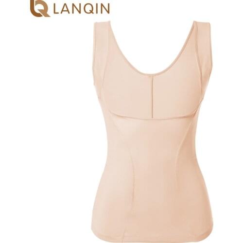 Womens Shapewear Open Bust Cami Tummy Control Plus Size Body Shaper Stretchy Shaping Tank Top