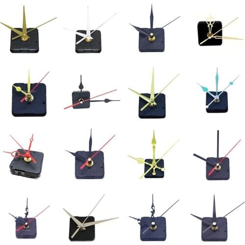 0.73/0.47Inch Total Shaft Length Quartz Wall Clock Movement Without Ticking Noise Quiet Cross-stitch Craft Clock