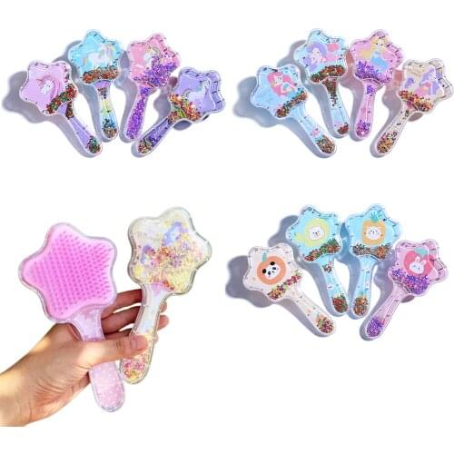 1pc Hair Styling Comb Cartoon Cute Air Bag Comb Hairbrush Salon Hairdressing Straight Curly Hair Comb Women Hair Comb