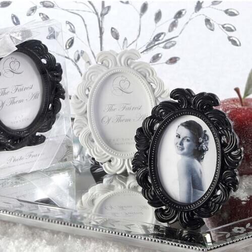10 Pcs/lot) Beautiful baroque wedding of The Fairest of Them All Enchanting Place Card Holder and Photo Frame Party decorations