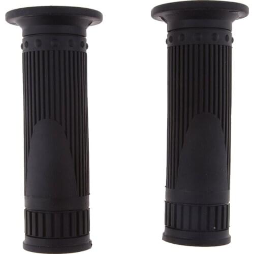 22mm 7/8" Handle Bar Classic Hand Grips Rubber Handlebar - Universal Fit