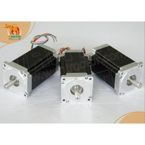 High 3 PCS Nema 34 Stepper Motor with 892OZ-In , 8 Leads CNC Kit 85BYGH450D-007 CNC ENGREAVE wantaimotor