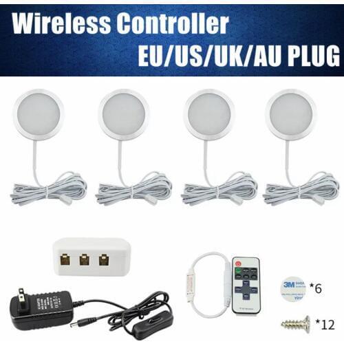 4PCS Caravan Camper Trailer Light Wireless Controller RV Van Caravan Camping Accessories Interior Lighting LED Ceiling Light 12V