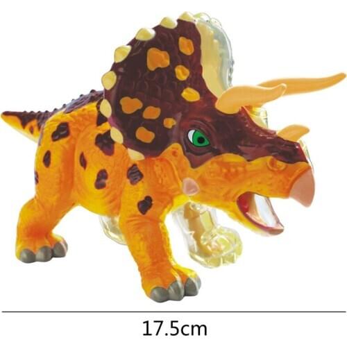 4D Master Dinosaur Anatomical Assembly Model Q Edition Tyrannosaurus Triceratopterosaur Great White Shark Simulated Animal Toy