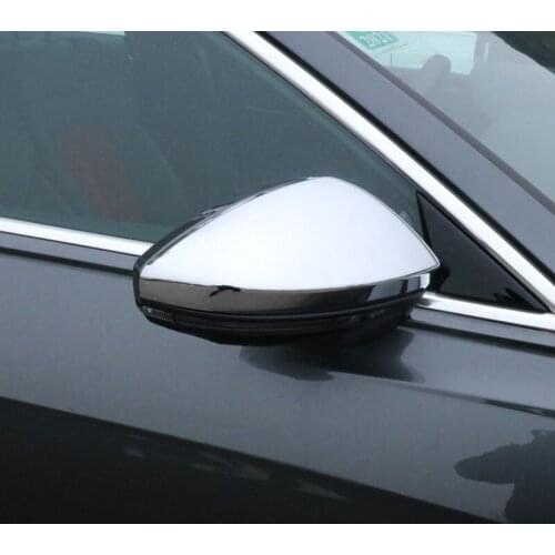 Car accessories For Audi A6 C8 2019 Rear View Rearview Mirror Cover Trim Car Rearview Mirror Protector Strip Sticker