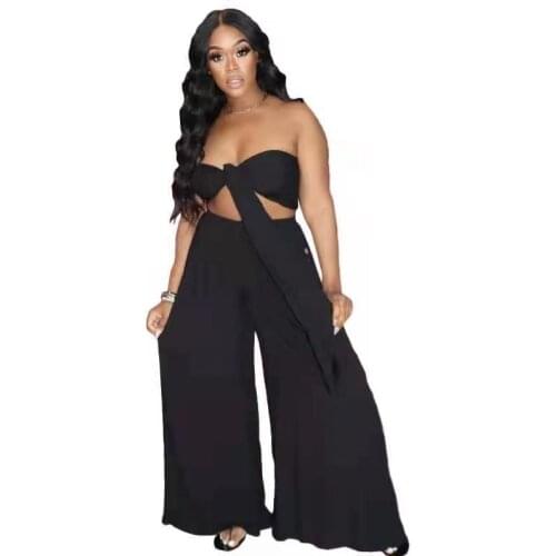 Zoctuo Solid Color Wide Leg Pants New Women Loose Side Opening Casual Commuter Pants Summer Temperament Trousers In 2021