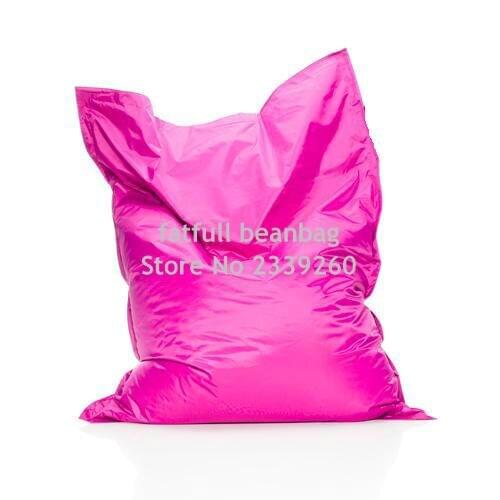 Cover only No Filler - PINK Color outdoor bean bag chair - home furniture - beanbag sofa beds without fillings
