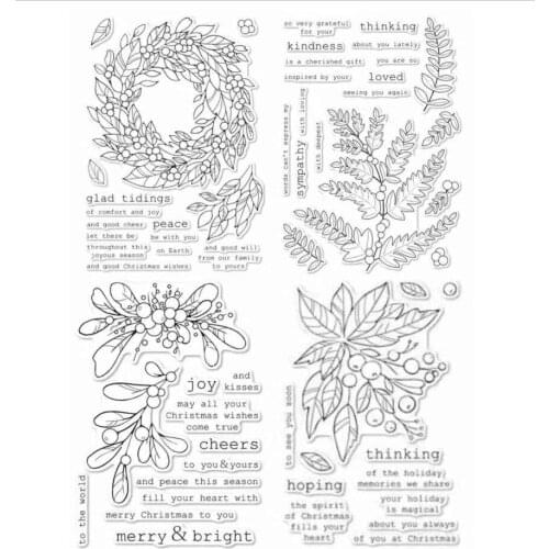 Flower transparent Clear Silicone Stamp/Seal for DIY scrapbooking/photo album Decorative clear stamp sheets B072