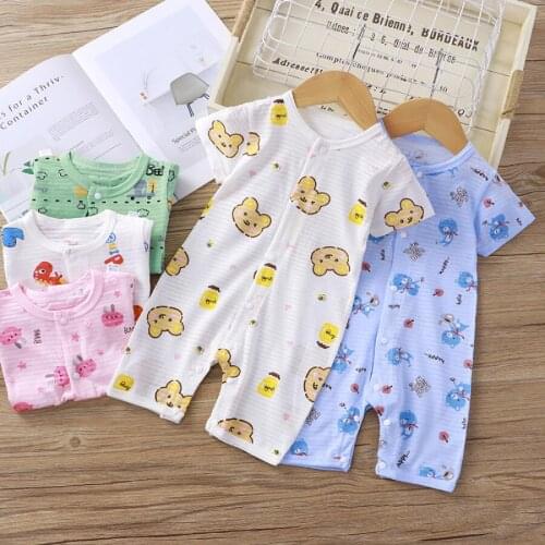2021 New Arrival Bodysuits Baby Romper Newborn Girl Boy Summer Clothes Casual Infant Jumpsuits Girl Romper Pelele Bebe Verano