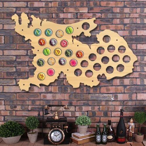 Netherlands Beer Cap Map Map Of Holland Beer Bottle Cap Display Holder Patriotic Wooden Wall Sign Dutch Man Cave Beer Lover Gift