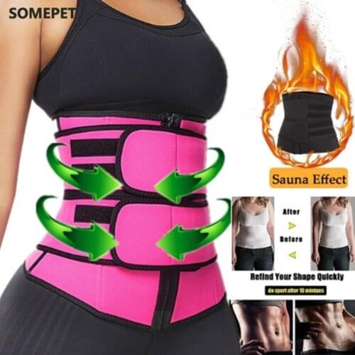 Shaperwear Waist Trainer Neoprene Sauna Belt Weight Loss Cincher Body Shaper Tummy Control Strap Slimming Sweat Fat Burning Belt