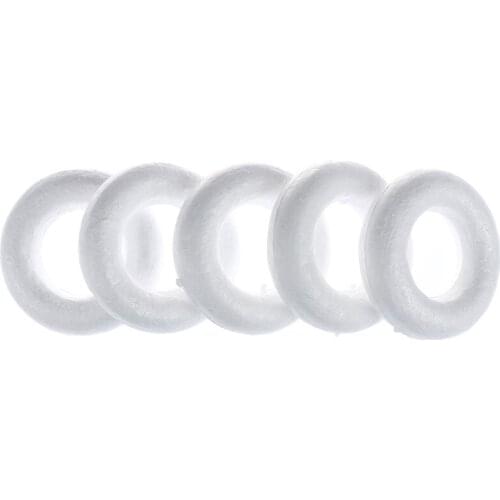 5pcs Round DIY Styrofoam Balls Christmas Ball White Modelling Polystyrene Foam Craft Balls Christmas Decorations Wedding Party