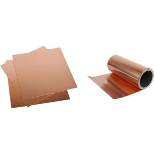 Copper Cu Plate Sheet Foil Metal 99.99% 4N High Purity Element Research and Development Laboratory Use Elementary Substance Cu