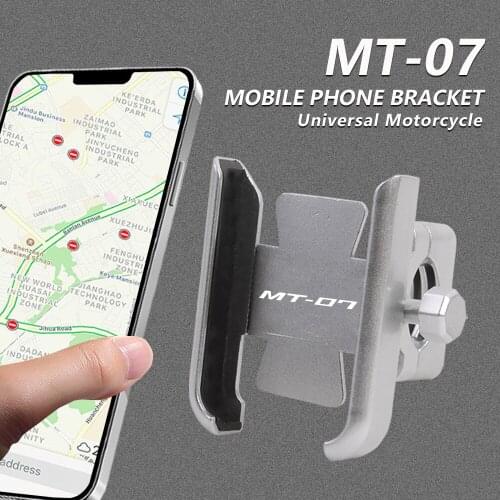MT25 MT03 MT07 MT09 MT10 MT125 Motorcycle Mobile Phone Bracket Aluminum Navigation Holder Stand For Yamaha MT 03 07 09 10 25