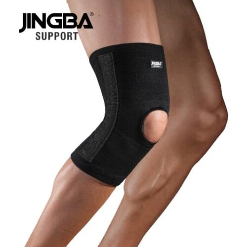JINGBA SUPPORT 1PC Sports Fitness Knee Pads For Joints Protector Kneecap Basketball Rodilleras Knee Pads Support Drop Shipping