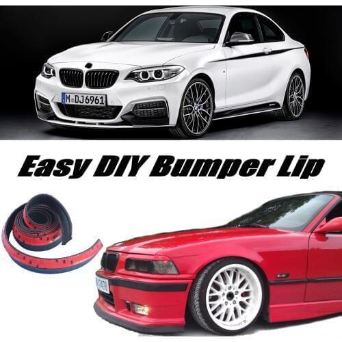 NOVOVISU For BMW 2 Series F22 F45 2014 2015 2016 Bumper Lip Front Skirt / Deflector Spoiler For Car Tuning / Body Kit Strip