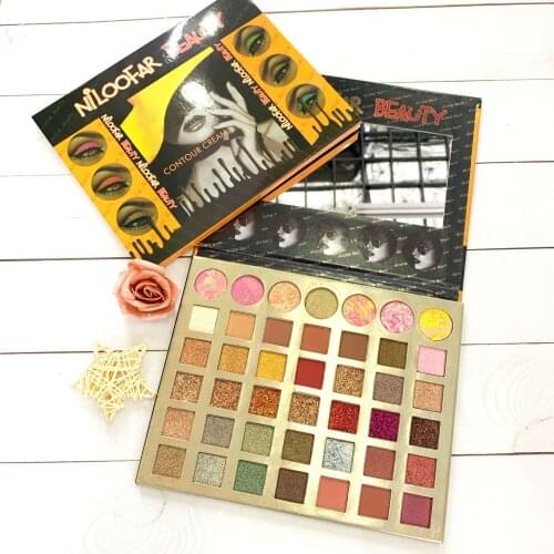 42 Colors Beauty Pattern Pearly Matte Large Eye Shadow Palette