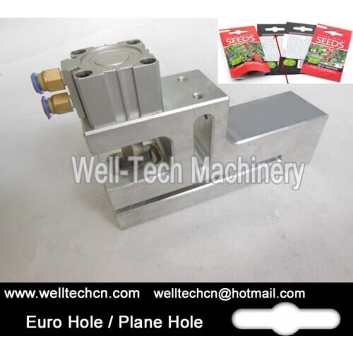 Airplane Shaped Hole Pneumatic Punch Machine 30mm*12mm*6mm Plastic Bag Hole Long-type Air Butterfly Pneumatic Puncher