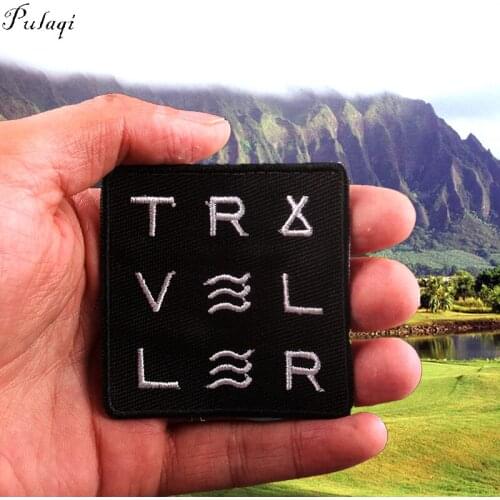 Pulaqi Art Cool Sanskrit Van Gogh Iron On Patches Famous Painting Patch For Kids Clothes T-shirt Decoration van gogh Patch F